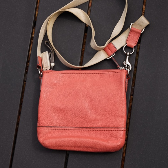 Coach Leather Crossbody, Small, Pink - Picture 2 of 3